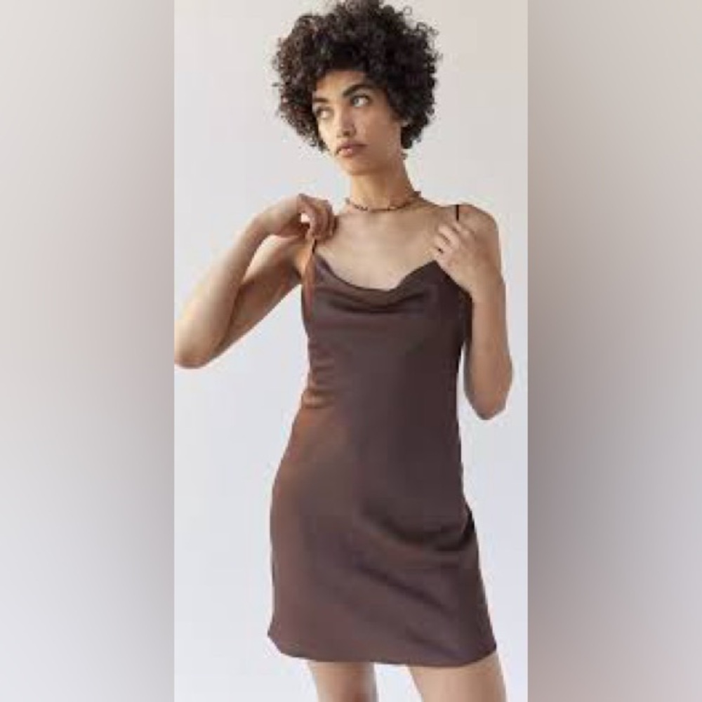 Urban Outfitters Chocolate Slip Dress